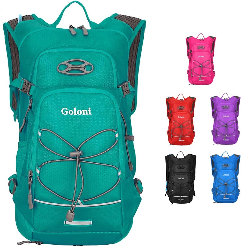 Goloni Hydration Backpack,Lightweight Hiking Backpack with 2L Water Bladder,Water Backpack for Biking, Running, Festival - Image 1